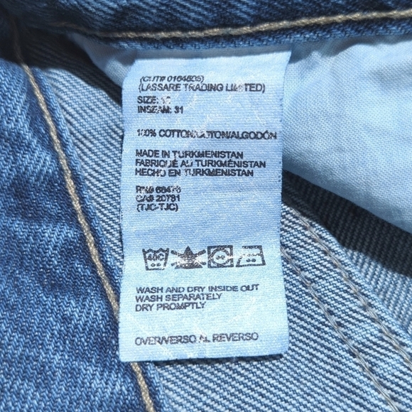 Tommy Hilfiger 2000 Vintage Medium Wash High Waisted Straight Leg Jeans Blue 12 - Picture 9 of 16